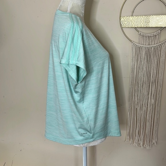 adidas • essentials climalite 3 stripe activewear tee - Picture 3 of 10